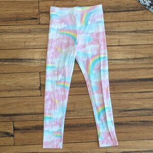 H&M Pink Rainbow Cloud Leggings